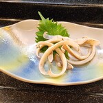 えび寿し - イカの耳の塩焼き