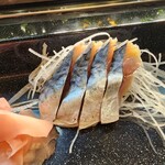 えび寿し - 〆さば