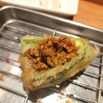 寅ノすみか - ピーマンカレーミンチ