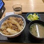 吉野家 - お新香みそ汁セット