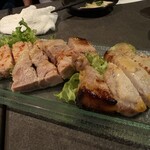 創 - 西京味噌焼きの豚肉、脂も甘くて柔らかくて美味しかった