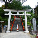 蕎遊庵 - 【H26.7.21】足利織姫神社。下の駐車場から昇ってみます。