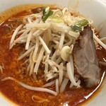 鴻翔中国料理 四川閣 - チャーシュー入り担々麺(5辛･お店の標準)
友人が3辛を頼みましたがそれでも辛かったので
弱い方は1辛がいいかな