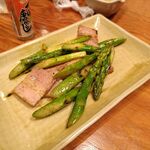 居酒屋たつみ - アスパラベーコン