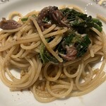 西洋料理店 note - 青唐辛子とホタルイカのオイルパスタ