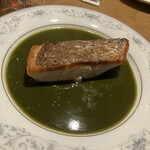 西洋料理店 note - 本日のお魚のポアレ 春菊スープと