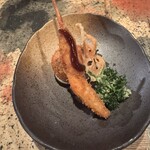 男前料理と五島列島直送の魚 京ばし　無花果 - 