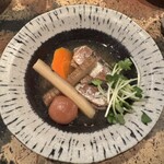 男前料理と五島列島直送の魚 京ばし　無花果 - 