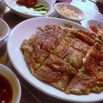 韓国ハッピー食堂 - 緑豆野菜チヂミ