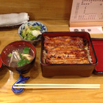 鰻家 - 竹と肝吸いです。