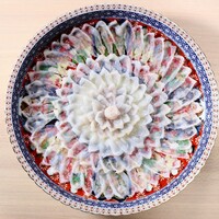 とらふぐ　薄造り