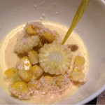 Point - とうもろこしのブランマンジェ。