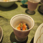 Tama no Yu - 焼き霜鱧梅ソース掛け