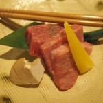 Tama no Yu - チョイス料理：和牛ロース陶板焼き