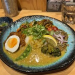 スパイスカレー高丸 - 3種愛盛り