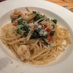 il PePe - 小海老と菜の花のスパゲッティ