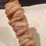 焼き鳥 貴 - 初めて食べました。鶏のハラミ。うまい！