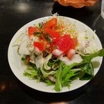 KAI - ランチセットのサラダ　ドレッシンgoo～です
