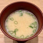 sushi AKEBONO - 魚骨のスープ