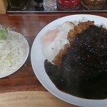 馬場南海 - カツカレー（700円）＋ライス大盛（100円）