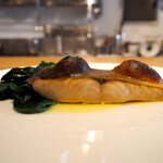 スガハラ - 青森 桜鱒のグリル & 栃木 ほうれん草