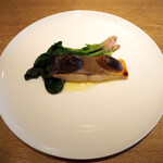 スガハラ - 青森 桜鱒のグリル & 栃木 ほうれん草