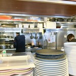 フタツボシ - カウンターからの景色