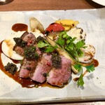 フタツボシ - ◯ 鴨ムネ肉のロースト　トリュフソース