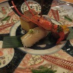 日本料理 たかむら - 2014/07　赤イカの握りうます