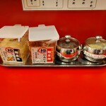 麺屋 旭 - 薬味類