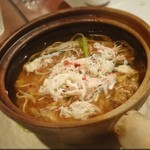 神田 雲林 - タラバ蟹肉入り、フカヒレあんかけ土鍋麺