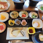 緑亭 - セットメニューの朝食