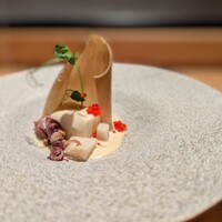 小野の離れ 博多本店 - 3.白身魚のムース仕立て