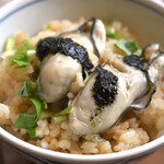 d47食堂 - 「邑久カキ」の牡蠣めしセット@税込1,050円 │ 土曜13:07頃訪問→13:38頃入店