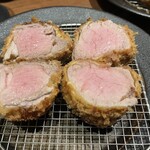 とんかつ ここまでやるか。 - 味麗豚　特上ヒレ定食　(160g)