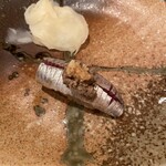 鮨 福原 - 境港イワシ　イワシ肝