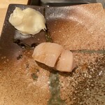 鮨 福原 - 北海道生ホタテの漬け