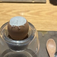RESTAURANT hidamarino - [amuse]卵黄/新玉葱