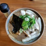 元祖佐賀つけ麺 孤虎 - 煮干チャーシュー麺