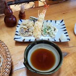 手打蕎麦ぐらの - 天ぷら＆天つゆ