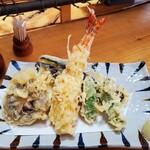 手打蕎麦ぐらの - 天ぷら