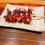 お料理 うち山 - ホタルイカ串焼き