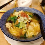大鷹ラーメン - 海老塩わんたんめん(900円)