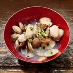 八丈島郷土料理 源八船頭 - あさり酒蒸し