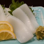 八丈島郷土料理 源八船頭 - 赤イカ刺