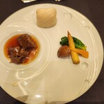 中国料理 翆陽 - 牛肉のピリ辛煮込み