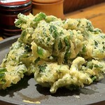 やきとり 正や - 菜の花天ぷら