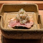 とり茶太郎 - ホロホロ鳥、比内地鶏　かぶ梅おろし
      