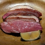 とり茶太郎 - 鴨ロース 岩手の椎茸