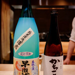 御料理 一燈 - 富山・勝駒のしぼりたて生酒・早瀬浦 純米滓酒 浦底